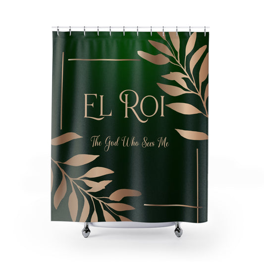 El Roi - (Emerald) Shower Curtains