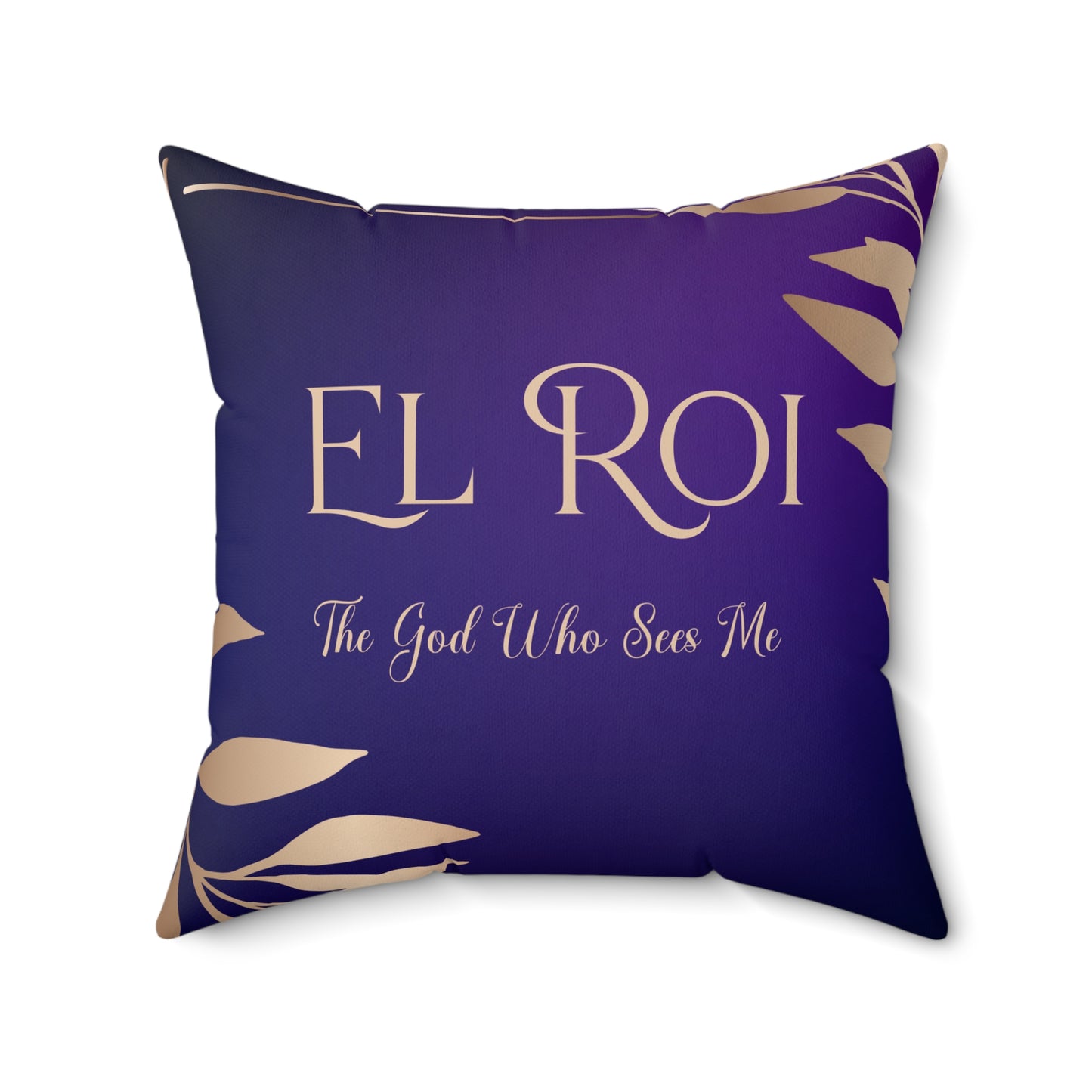 El Roi - (Amethyst) Faux Suede Square Pillow