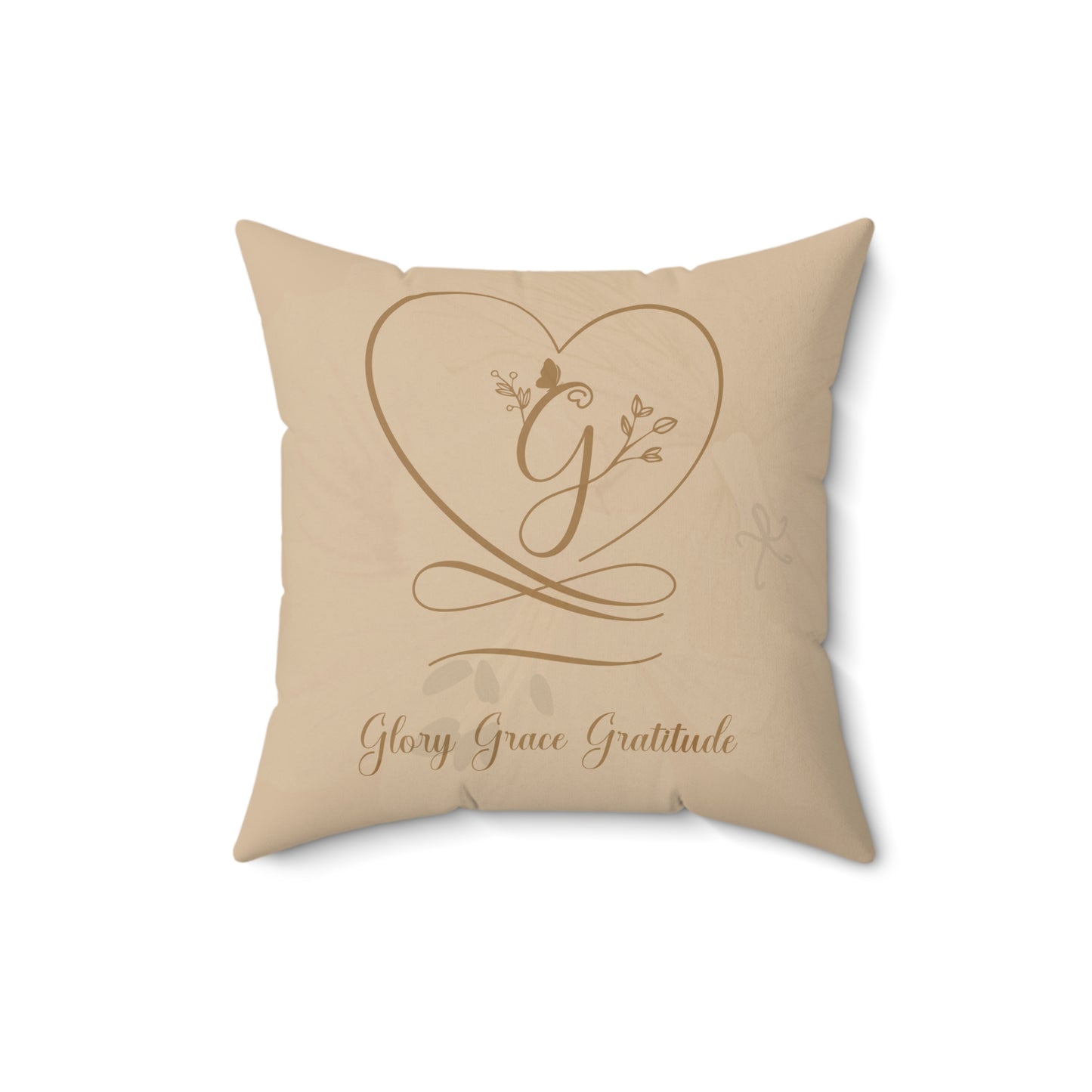 Grace Polyester Square Pillow