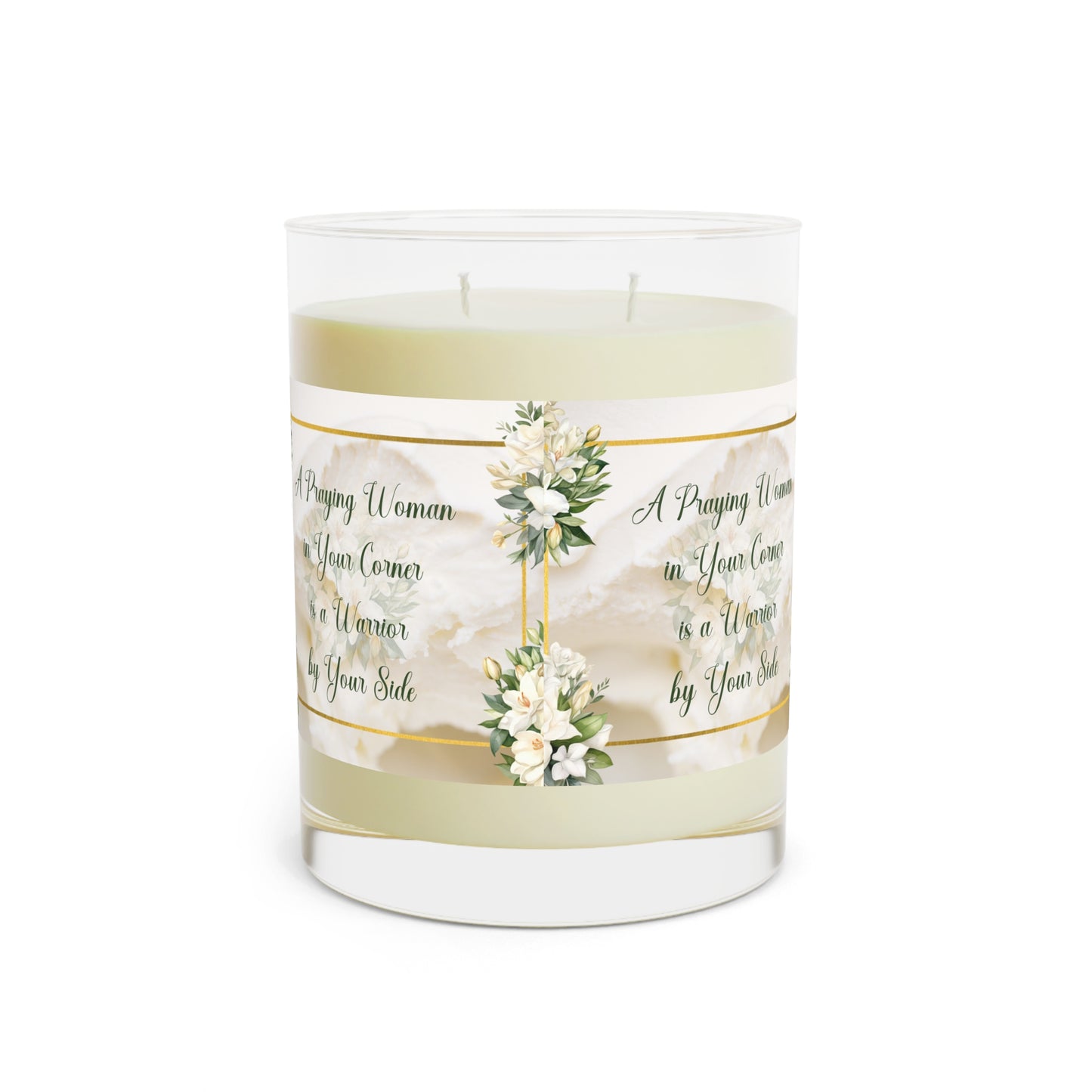 A Praying Woman Scented Candle - Full Glass, 11oz