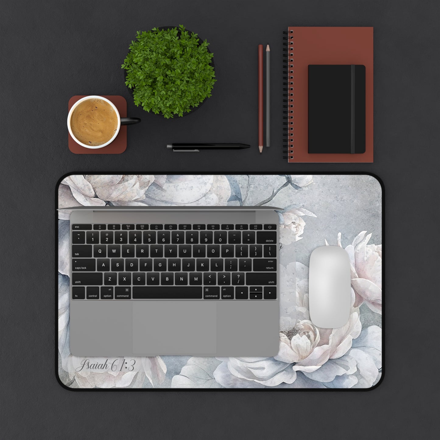 Beauty for Ashes Desk Mat