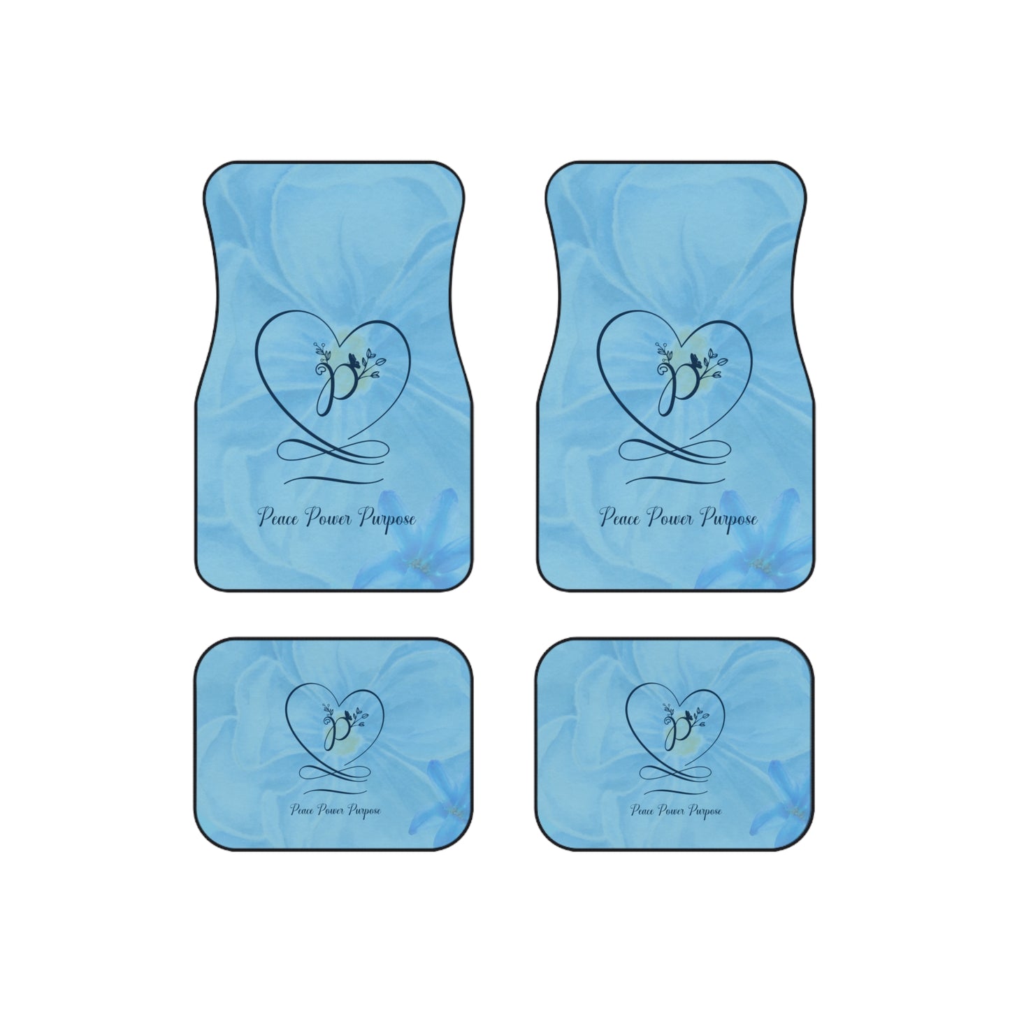 Peace Car Mats (Set of 4)