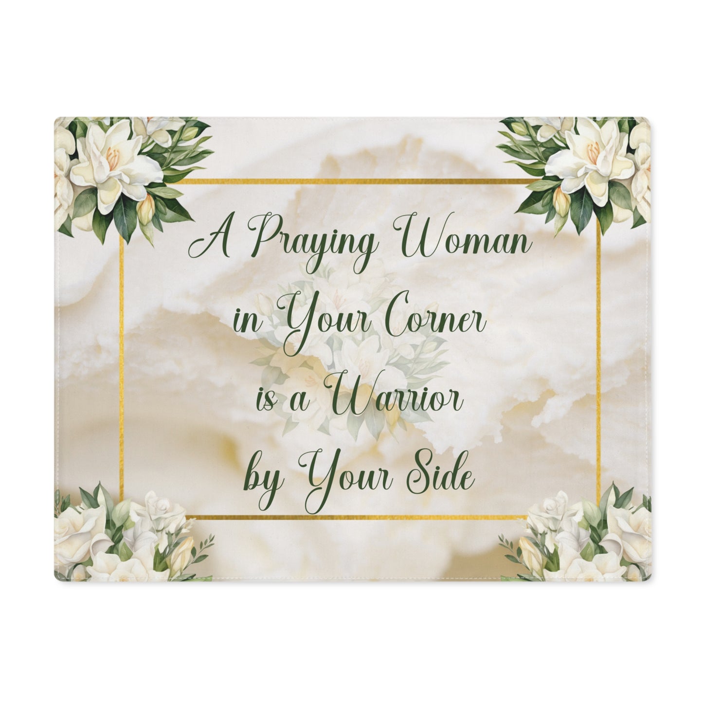 A Praying Woman (Cream) Placemat, 1pc