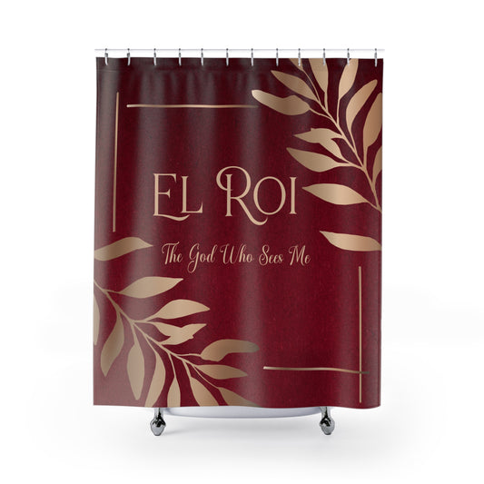 El Roi - (Ruby) Shower Curtains