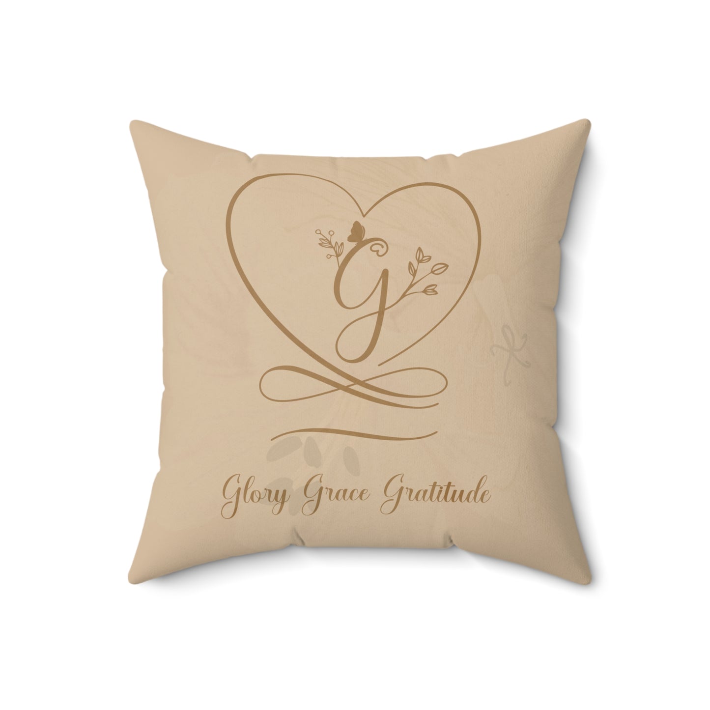 Grace Polyester Square Pillow