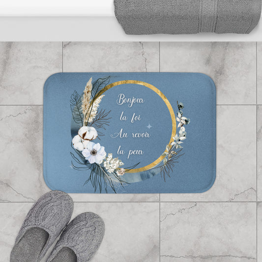 Bonjour la foi Bath Mat