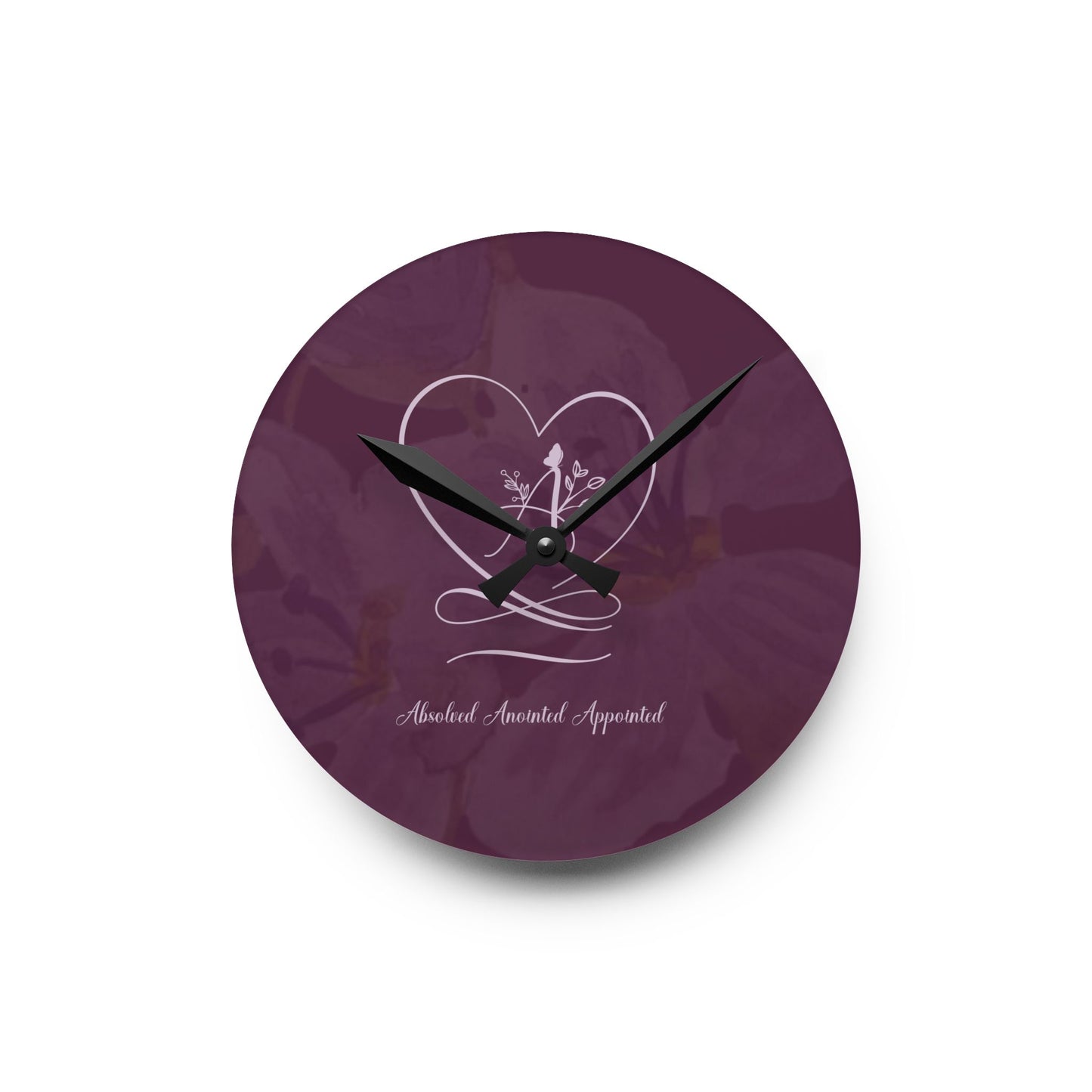 Anointed 2vAcrylic Wall Clock