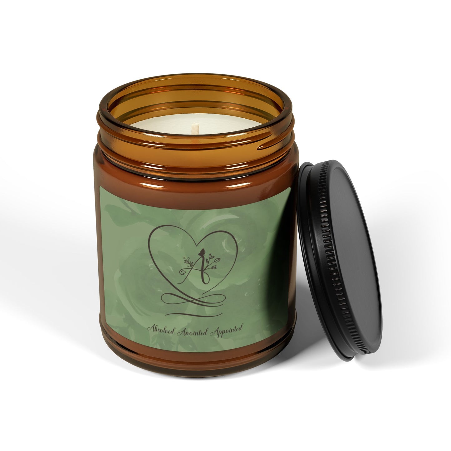 Anointed Soy Candle (Multi-Size, Amber Jar)