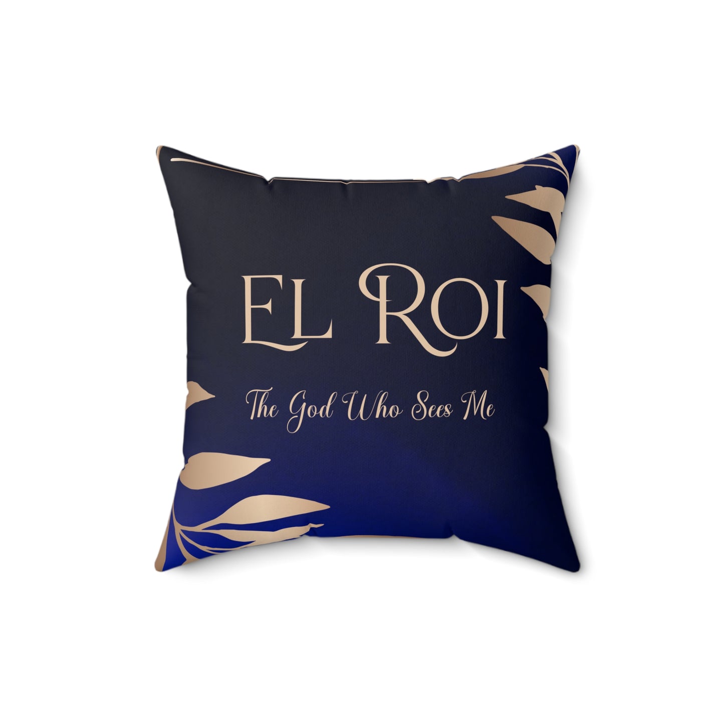 El Roi - (Sapphire) Spun Polyester Square Pillow