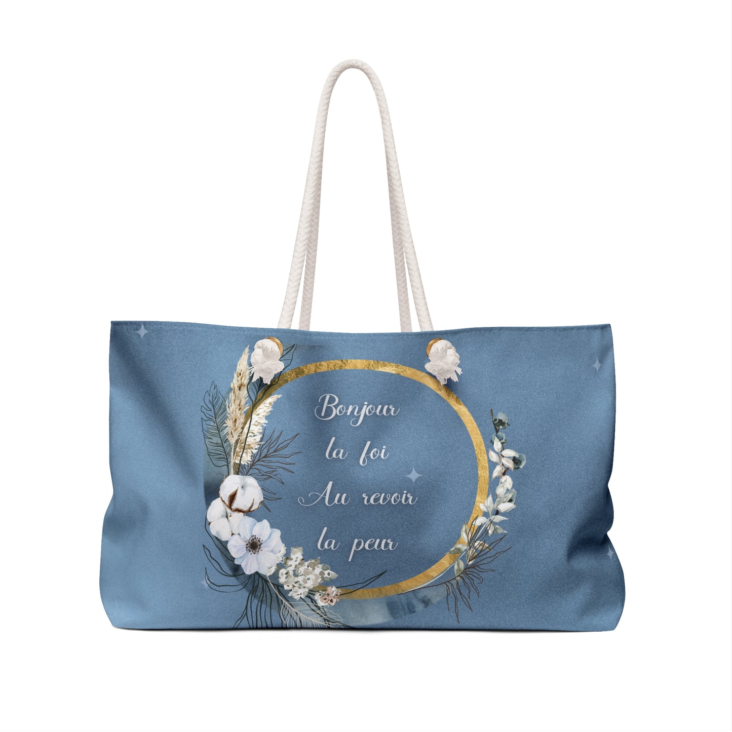 Bonjour la foi Weekender Bag