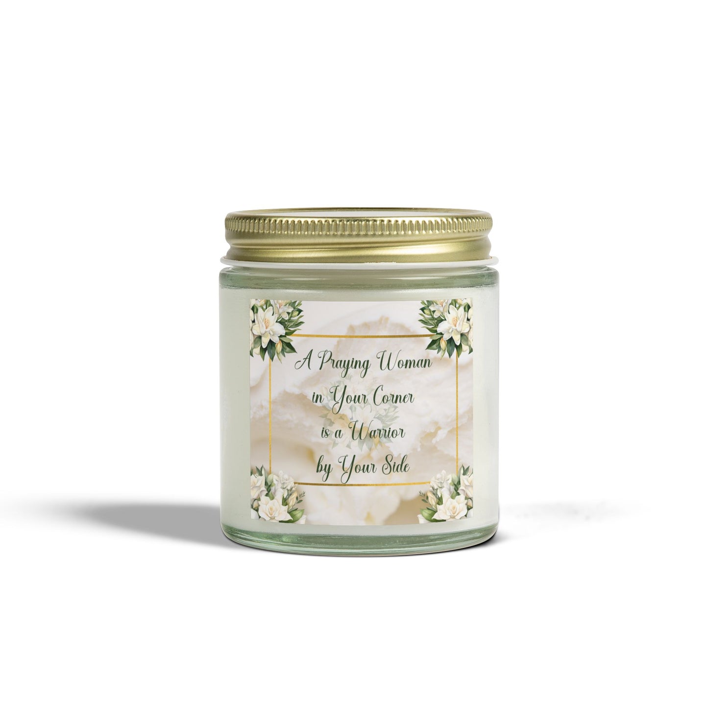 A Praying Woman Coconut Apricot Candles (4oz, 9oz)