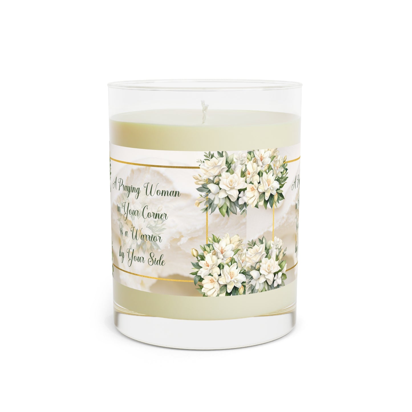 A Praying Woman Scented Candle - Full Glass, 11oz