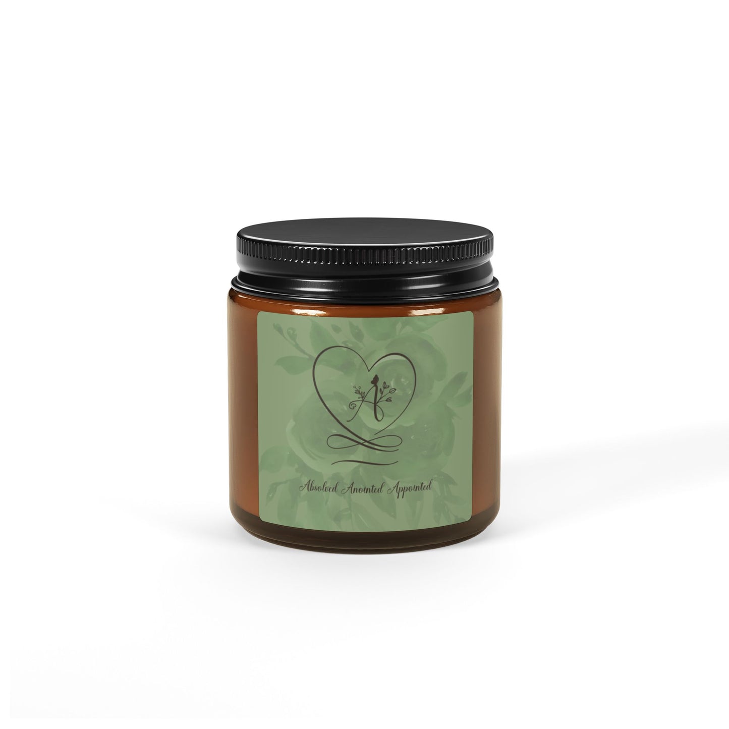 Anointed Scented Soy Candle (Multi-Size, Amber Jar)