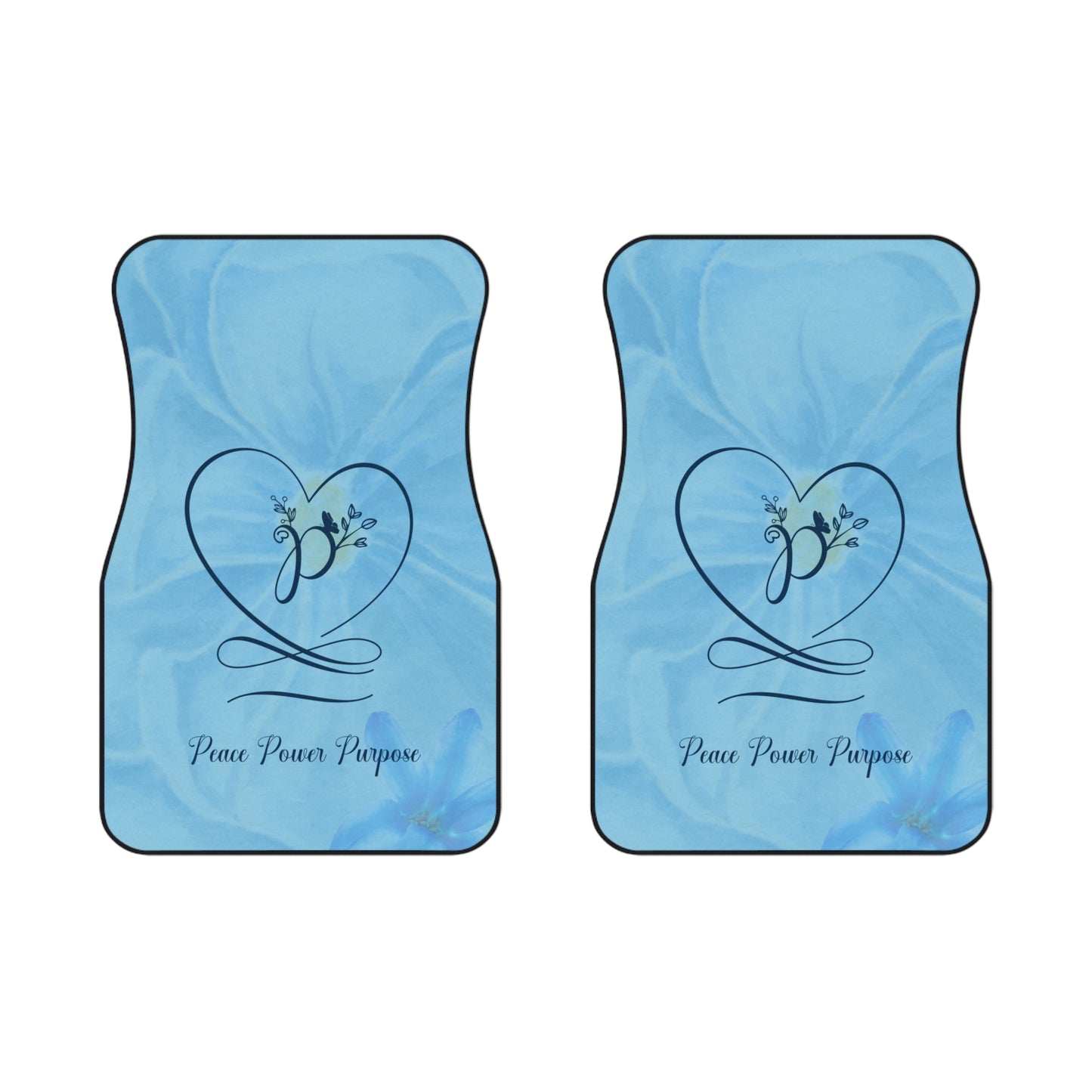 Peace Car Mats (2x Front)